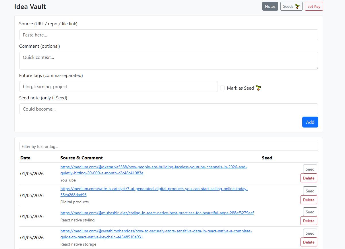 Desktop Notes view screenshot